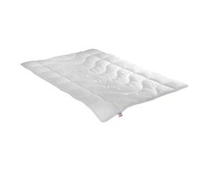 Irisette Lotte Edredón de Todo el Año, Tejido Top Cool, Lavable a 95°, Incluye Bolsa de Almacenamiento, 155 x 220 cm, Blanco, Certificado Öko-Tex