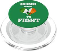Irish Born To Fight St Patricks Day Guantes de Boxeo Shamrock PopSockets PopGrip para MagSafe