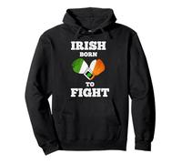 Irish Born To Fight St Patricks Day Guantes de Boxeo Shamrock Sudadera con Capucha