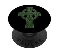 Irish Christian Celtic Cross - Celtic Knot PopSockets PopGrip Adhesivo