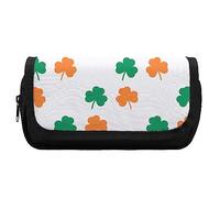 Irish Clover - Estuche para lápices, organizador de maquillaje de viaje, bolsa de almacenamiento para hombres y mujeres, Estilo:, Talla única, MHXYZHW