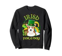 Irish For A Day Pembroke Welsh Corgi Dog St Patricks Day Sudadera