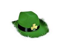 Irish for Women Irish 4 St Day Hat Wide Brim Hats Green Hat Containing Lights That Can Light Gorro de Natación Niña con Nombre, verde, Talla única
