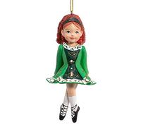 Irish Girl Dancer Christmas Ornament Ireland Theme Decoration C8801 New Adler