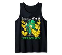 Irish I Was A Leprechaun Día de San Patricio Bebiendo Shots Dab Camiseta sin Mangas