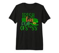 Irish Lass Full of SASS St Patrick Redhead Sassy Irish Lassy Camiseta Premium
