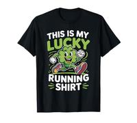 Irish Lucky Running This Is My Lucky Running St Patricks Day Camiseta