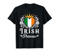 Irish Princess Ireland Flag Proud Irish Girl Camiseta