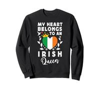 Irish Queen Irish Wife Girlfriend Ireland Flag Sudadera