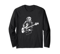 Irish Wolfhound Bass Guitar Dog Lover Manga Larga