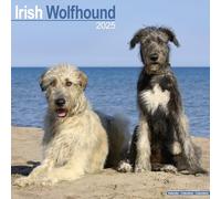 Irish Wolfhound Calendar 2025 Square Dog Breed Wall Calendar - 16 Month