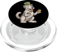 Irish Wolfhound Leprechaun Irlanda - Funny Dog Mom Dad PopSockets PopGrip para MagSafe