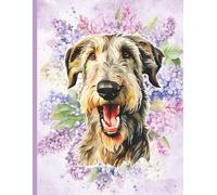 Irish Wolfhound Lover’s Notebook: 100 College Ruled Pages | Dog Journal Featuring Irish Wolfhound and Lilac Floral Design | Great Gift for Dog Moms & Students