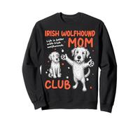 Irish Wolfhound Mom Club Dog Mom Mamá Día de la Madre Sudadera