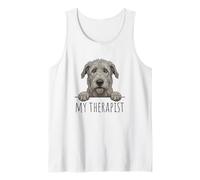 Irish Wolfhound My Therapist Dog Lover Camiseta sin Mangas