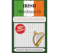 Irish Word Search Puzzle: Word searches with Easy to Read Print about Irish words, phrases, Gaeilge, and more ┃Book6x9 inches, 110 pages┃50+ ... Grandparents, school, Mom, Dad and kids