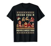 Irish You A Merry Christmas Feo Camiseta