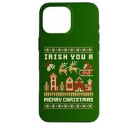 Irish You A Merry Christmas Feo Carcasa para iPhone 16 Pro MAX