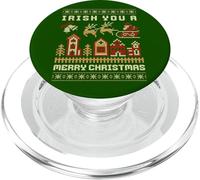 Irish You A Merry Christmas Feo PopSockets PopGrip para MagSafe