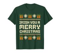 Irish You Feliz Navidad Camiseta