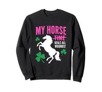 Irish You were a Horse, Divertida equitación del Día de San Patricio Sudadera