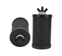 Irishom Bloque de Carbón de Repuesto de Filtro de Agua de 2 Piezas, Purificador de Agua Desmontable de Acero Inoxidable, Mejora el Sabor para Viajes en Casa Al Aire Libre