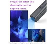 Irishom de Perros Ultrasónico USB USB Dispositivo de Accionamiento de Perros Recargable Entrenador de Perros Portátil Dispositivo Anti Ladrillo con Cordón Indicador LED (Gris)