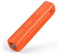 Irishom de Perros Ultrasónico USB USB Dispositivo de Accionamiento Perros Recargable Entrenador Portátil Dispositivo Anti Ladrillo con Cordón Indicador LED (Naranja)