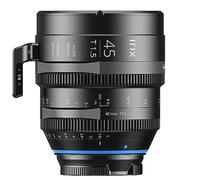Irix Cine 45mm T1.5 Lente de vídeo para Montura PL (Imperial), Lente 45mm para PL, 8K UHD, Full Frame, Enfoque Min 40cm, Rosca Delantera, Montura Magnética, 1135 g, Torneado Película