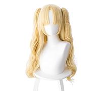 Irkalla Ereshkigal Peluca Fate Grand Order Mujeres Cosplay Peluca Curly Rubio Claro Cabello Resistente al Calor Pelucas Anime Pelucas