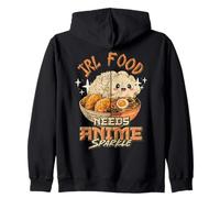 IRL Food Needs Anime Sparkle Divertido meme de comida kawaii Sudadera con Capucha