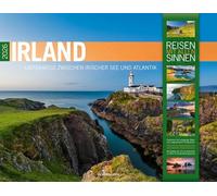 Irland Kalender 2026 | Unterwegs zwischen Irischer See und Atlantik: Geschmackvoller Reise-Kalender im großen Querformat (54x42 cm) | Dublin, Kerry