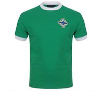 Irlanda del Norte - Camiseta para Hombre - Producto Oficial Retro - Regalo para el Ejército Verdiblanco - George Best 11 - Verde - Grande
