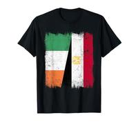 Irlanda Egipto Media Bandera Irlandesa Egipcia Herencia Camiseta