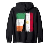 Irlanda Egipto Media Bandera Irlandesa Egipcia Herencia Sudadera con Capucha