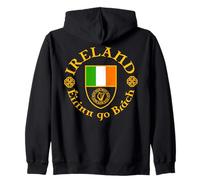 Irlanda Éirinn go Brách (Irlanda para Siempre) Escudo de Arpa Celta Sudadera con Capucha