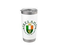 Irlanda Erin Go Bragh - Bandera heráldica Vaso térmico de acero inoxidable de doble pared