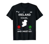 Irlanda está llamando a Diseño de vacaciones irlandesas Camiseta