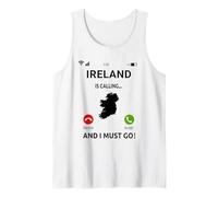 Irlanda está llamando a Diseño de vacaciones irlandesas Camiseta sin Mangas