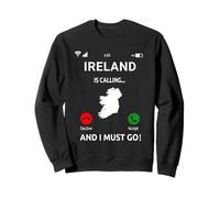 Irlanda está llamando a Diseño de vacaciones irlandesas Sudadera