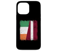 Irlanda Letonia Media Bandera Irlandesa Letona Herencia Carcasa para iPhone 13 Pro MAX