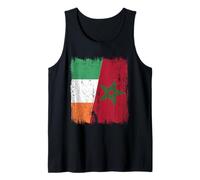 Irlanda Marruecos Media Bandera Irlandesa Marroquí Heritage Jersey Camiseta sin Mangas