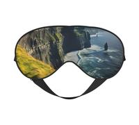 Irlanda Outdoor County Clare The Cliffs - Máscara de ojos cómoda, cobertura completa, ligera, para hombres y mujeres, viajes al aire libre, relajación