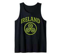 Irlanda Triskele The Smiling Irish Eyes Celtic Triple Spiral Camiseta sin Mangas