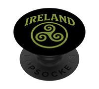 Irlanda Triskele The Smiling Irish Eyes Celtic Triple Spiral PopSockets PopGrip Adhesivo