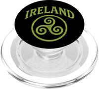 Irlanda Triskele The Smiling Irish Eyes Celtic Triple Spiral PopSockets PopGrip para MagSafe