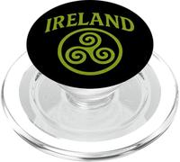 Irlanda Triskele The Smiling Irish Eyes Celtic Triple Spiral PopSockets PopGrip para MagSafe