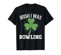 Irlandés Estaba Jugando A Los Bolos Día De San Patricio Camiseta