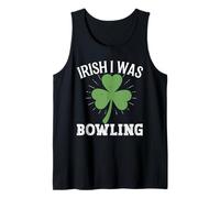 Irlandés Estaba Jugando A Los Bolos Día De San Patricio Camiseta sin Mangas