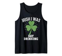 Irlandés Yo era el día Bebiendo el trébol del día de San Camiseta sin Mangas